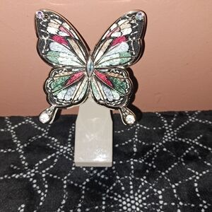 Embroidered Butterfly Wall Plug